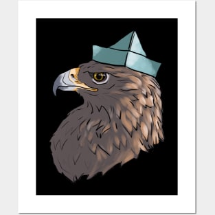 Paper Hat Eagle Posters and Art